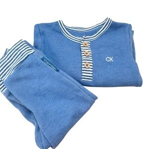 12m Calvin Klein Blue Two Piece Set Loungewear 0021